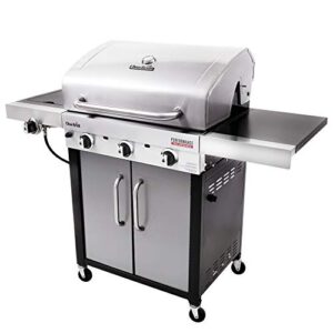 Char-Broil 463371719 Performance TRU-Infrared 3-Burner Cabinet Style Gas Grill, Stainless Steel