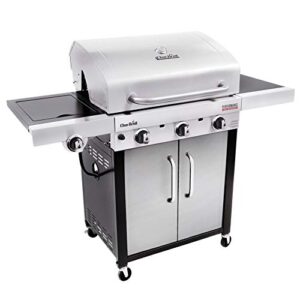 Char-Broil 463371719 Performance TRU-Infrared 3-Burner Cabinet Style Gas Grill, Stainless Steel