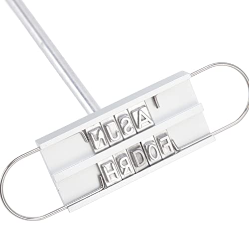 BBQ Meat Branding Iron, Stainless Steel Custom Branding Iron with Changeable Letters for Grill Steak Burger