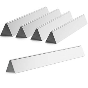 onlyfire bbq stainless steel gas grill replacement flavorizer bars heat plate for weber genesis and spirit grills models set of 5, 21 1/2 x1 3/4 inches