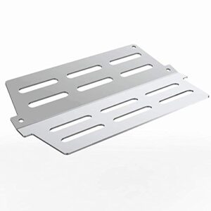 SHINESTAR Durable 65505 Heat Deflectors Replacement for Weber Genesis 300 Series, Genesis E/S-310, 330 (Front-Mounted Control) Grill Parts, Stainless Steel, 2-Pack