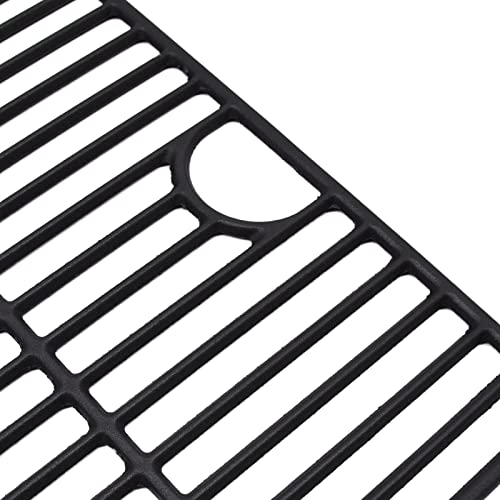 Aibabcue Grill Grates Replacement Parts for Nexgrill Home Depot 720-0830H, 17 Inch Cast Iron Cooking Grid Grates for Nexgrill 4 Burner 720-0830H Grill, 2PCS Nexgrill 720-0830H Grill Grate Replacement