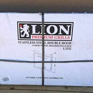 Lion Premium Grills L3322 Double Door 33"x22"