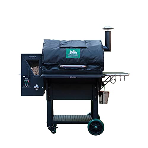 Green Mountain Grills Insulated Thermal Winter Blanket for Jim Bowie Smart Pellet Grills, Increases Burn Efficiency by 50 Percent, Black