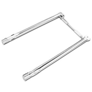 utheer 69785 18 inch grill burner tube for weber spirit 200, spirit e210 s210 e220 s220 spirit ii e/s-210 series gas grills with up front controls (2013 model years and newer), 304 stainless steel