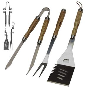 Penn State Industries PKBBQ 3pc Stainless Steel BBQ Grill Utensil Woodturning Project Kit