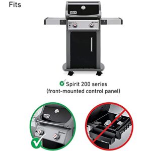 Hongso 17.5" Cast Iron Grill Grates Replacement Parts for Weber Spirit 200 Series, Spirit E-210 S-210, Spirit II 210 Series (2017 and Newer) Gas Grills (with Front-Mounted Control Panels), 7637 PCG637