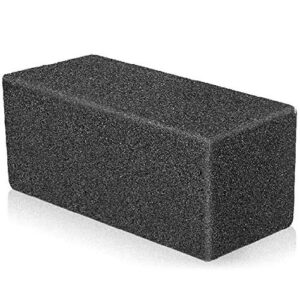 grill brick commercial grade grill cleaning stone pumice. for use on grills, flat tops, griddles, and more. cleans, repolishes, and sanitizes. effectively removes cooked on dirt, grime, and grease.