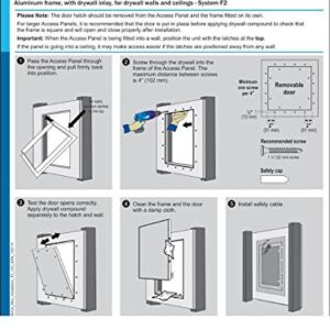 20"X 20" Access Panel with 5/8" Drywall Inlay - F2