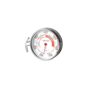 taylor classic line grill guide thermometer (100- to 700-degrees fahrenheit), 6 x 4 x 1.3 inches