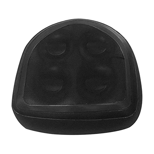 Back Pad Spa Cushion,Hot Tub Booster Seat Pad with Mesh Cove r Cup,Inflatable Bathtub Pillow,Waterproof Inflatable Massage Cushion,Bath Seat Cushion for Spas, Hot Tubs (18.5x14.57x5.91inch, Black)