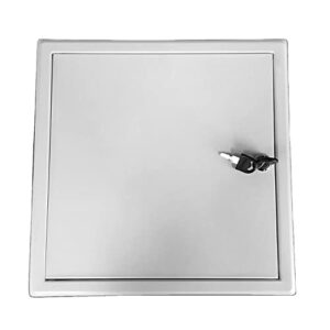 COOLOUS Access Door 18 x 18inch Steel Access Panel Removable Door for Wall/Ceiling Application (Lock and Key) with Frame