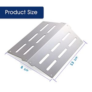 Plowo Stainless Steel Flavorizer Bars & Heat Deflector for Weber Genesis 300 Series, Weber Genesis E-310 E-320 E-330 S-310 S-320 S-330 E-310 E-320 S-310 S-320 E/S-330 EP/CEP-310 EP/CEP-320 EP/CEP-330