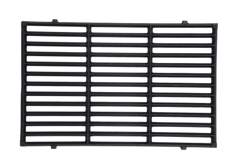 GasSaf 19.5 inch Grill Grates Replacement for Weber 7524, 7528, Genesis 300 E310 E320 E330 S310 S320 S330 EP310 EP320 EP330 Gas Grill, Set of 2 Cast Iron Cooking Grid Grates(19.5" x 12.9" x 0.5")