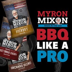 Myron Mixon Wood Pellets for Smoker and Grill | Orchard Blend | Professional Quality Pellets for Smoker Grill, No Artificial Flavors or Additives | USA Made | 20 lb Bag x 2