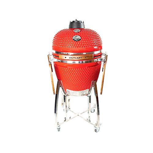 23.5" X-Large Outlast Ceramic Kamado Barbecue Charcoal Grill