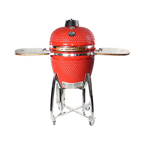 23.5" X-Large Outlast Ceramic Kamado Barbecue Charcoal Grill