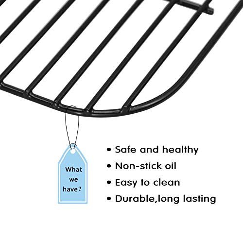 Hisencn Grill Grates Replacement for Dyna-Glo 3-Burner Open Cart Propane DGC310CNP-D, DGC310RNP-D, DGC310BNP-D, 19 3/5 inch Porcelain Coating Steel Cooking Grid