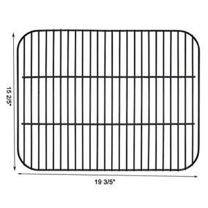 Hisencn Grill Grates Replacement for Dyna-Glo 3-Burner Open Cart Propane DGC310CNP-D, DGC310RNP-D, DGC310BNP-D, 19 3/5 inch Porcelain Coating Steel Cooking Grid