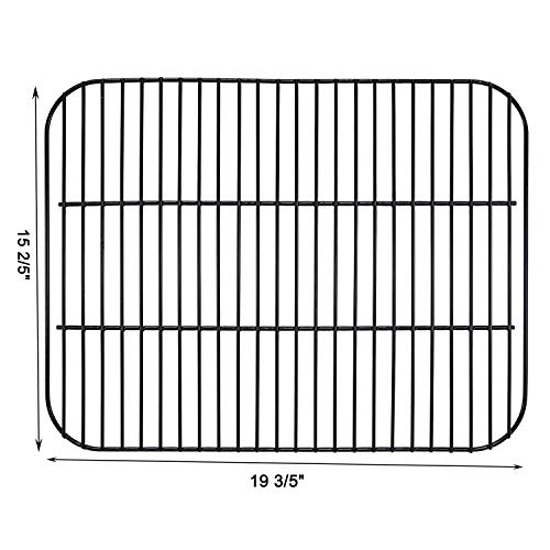 Hisencn Grill Grates Replacement for Dyna-Glo 3-Burner Open Cart Propane DGC310CNP-D, DGC310RNP-D, DGC310BNP-D, 19 3/5 inch Porcelain Coating Steel Cooking Grid