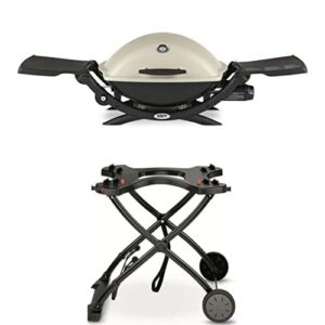 q 2200 gas grill with portable cart