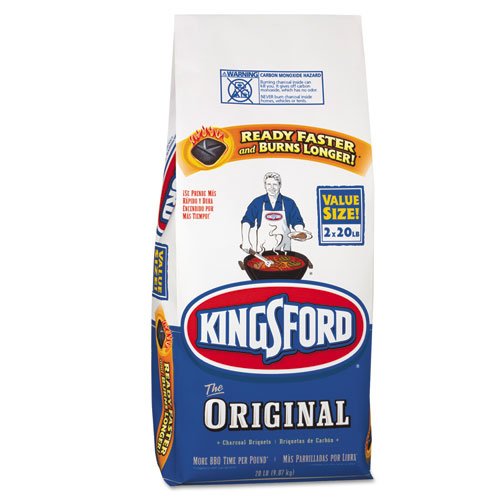 Kingsford Charcoal Briquets, 2x20lb - Two 20-Pound Bags.