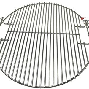 Aura outdoor products 22" Stainless Steel Upgraded Replacement Cooking Grate for Weber Kettle, Recteq Bullseye 22 Inches