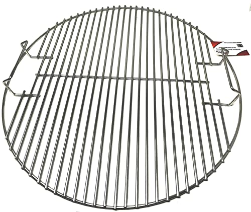 Aura outdoor products 22" Stainless Steel Upgraded Replacement Cooking Grate for Weber Kettle, Recteq Bullseye 22 Inches