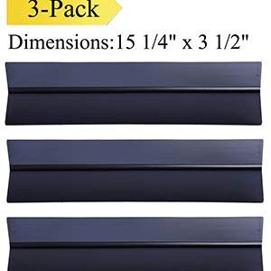 Votenli P763E (3-Pack) 15.3" Porcelain Steel Flavorizer Bars Heat Plate Replacement for Weber 7635 Weber Spirit 200,Spirit 210,Spirit E210,Spirit S210,Spirit E220, S220 Grill Parts