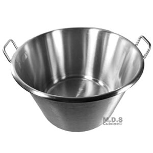 large cazo stainless steel 21″ caso para carnitas gas heavy duty wok acero inoxidable