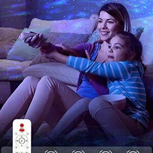 Star Projector, Galaxy Projector Night Light with Bluetooth Speaker, White Noise & Remote Control, Nebula Ocean Wave Star Light Projector for Bedroom/Home Theater Decor/Ceiling/Party/Mood Ambiance