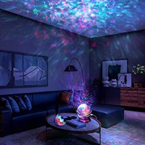 Star Projector, Galaxy Projector Night Light with Bluetooth Speaker, White Noise & Remote Control, Nebula Ocean Wave Star Light Projector for Bedroom/Home Theater Decor/Ceiling/Party/Mood Ambiance