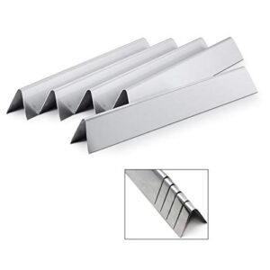 direct store parts dp103 stainless steel flavorizer bars/heat plates replacement for weber stainless steel flavorizer bars 7537, 9817,7537 / l 22.5″ (aftermarket parts) (stainless steel heat plate)
