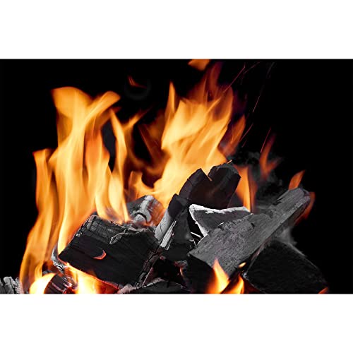 Campirano Premium All Natural Hardwood Bulk Black Lump Charcoal, Burns Longer and Hotter, Perfect for Smokers or Ceramic Grills, 40 Pound Bag