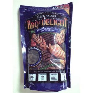 bbq’rs delight black walnut wood pellets 1lb bag