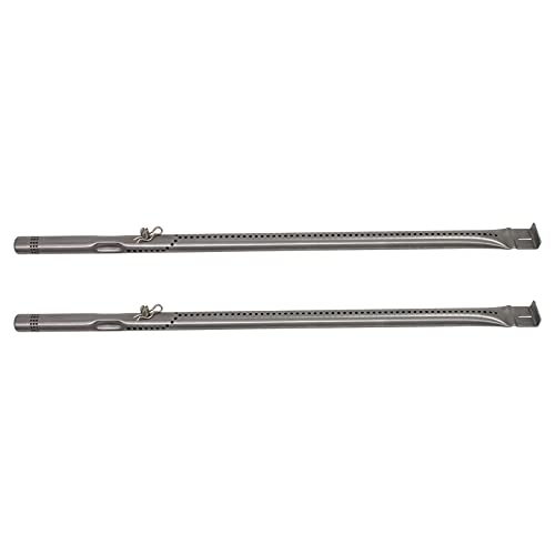 UpStart Components 2-Pack BBQ Gas Grill Tube Burner Replacement Parts for Charbroil 463375719 - Compatible Barbeque Stainless Steel Pipe Burners