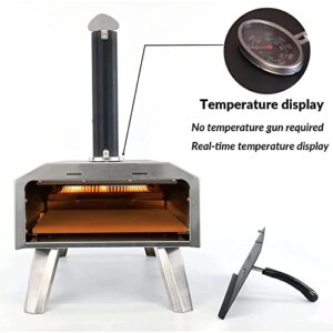 Outdoor Pizza Oven Wood Fired, Wood Fired Pizza Oven Outdoor, Portable Pizza Oven, Pellet Pizza Oven, Pizza Maker, Wood Pellet Pizza Oven, Para Pizzas De Hasta 14", Filetes, Etc.