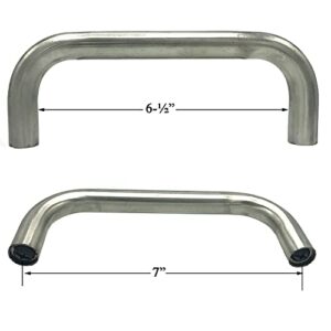 grill parts for less replacement cabinet door handle compatible with pit boss sc series & sportsman 1000 pellet grills