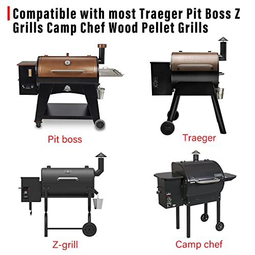 Upgraded 2.0RPM Auger Motor Replacement Parts for Traeger Pellet Grills & Pit Boss Pellet Grills & Camp Chef Smoker & Z Grills Pellet Smokers