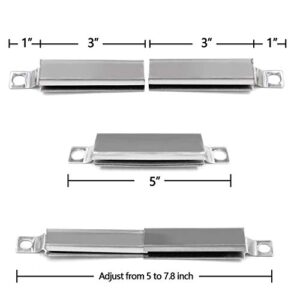 Hongso Repair Kit Replacement for Charbroil Performance 475 4 Burner 463347017, 463361017, 463673017, 463376018P2, Liquid Propane, Heat Plates g470-0004-w1, Burners, Adjustable Carryover Tubes