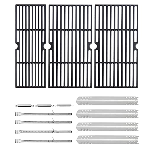 Charbrofire 463335517 463342119 Grill Replacement Parts for Charbroil Grill Grates Heat Plates Tube 4 Burner 463376017 463342118 463347418 895417 463347518 463347519 G470-5200-W1