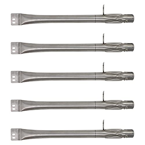 UpStart Components 5-Pack BBQ Gas Grill Tube Burner Replacement Parts for Brinkmann 810-3660-0 - Compatible Barbeque Stainless Steel Pipe Burners