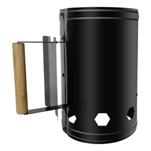 feibrand large stainless grill charcoal chimney starter coal starter chimney for outdoor grill camping bbq