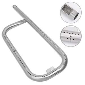 Sunshineey 60040 Replacement Replace Parts 17 Inch Stainless Steel Burner 41657, 69957 for Weber Q100, Q120, Q1000, Q1200, Baby Q, 386001, 386002, 516002, 516001, 50060001, 51060001 Gas Grills