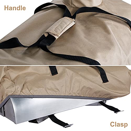 BIG HORN OUTDOORS Rain Cover for Pizza Oven, Heavy Duty Waterproof and Weather Resistant Oxford Fabric Covers