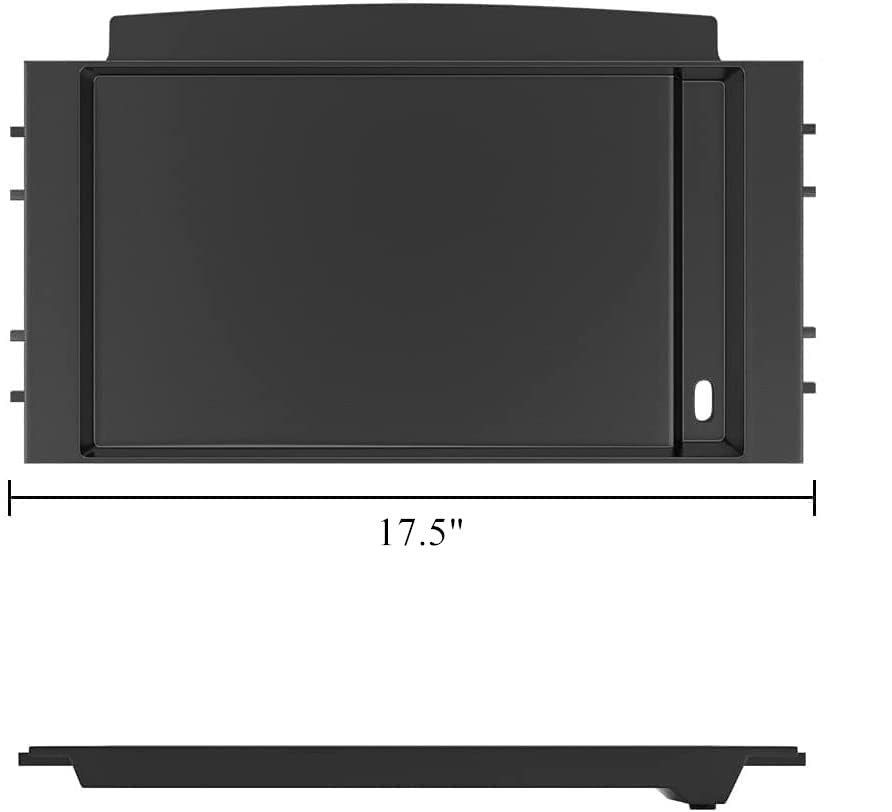 SafBbcue Cast Iron Griddle Plate 7658 Replacement Parts for Weber Spirit E/S-210, E/S-220, E/S-310, E/S-315, E/S-320, E/S-330 Series, Weber B/C, Weber Genesis 1000-5000 Gas Grills -Durable