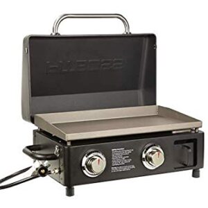 PIT BOSS PB2BSPD Sportsman Tabletop Portable Gas Griddle, 2 Burner, Black