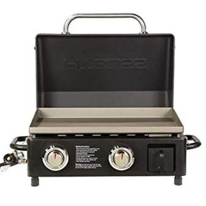 PIT BOSS PB2BSPD Sportsman Tabletop Portable Gas Griddle, 2 Burner, Black