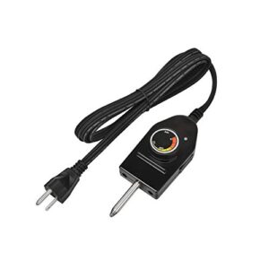 stanbroil power cord with thermostat control for electric smokers and grills