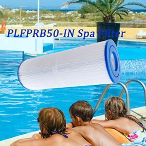 Jvfnxpm PLFPRB50-IN Spa Filter for Unicel C-4950 Filbur FC-2390 Pleatco PRB50-IN Guardian 413-212-02 Jacuzzi J210 J220 J235 J245 J275 50 Sq.Ft Hot Tub Filter - 2 Pack